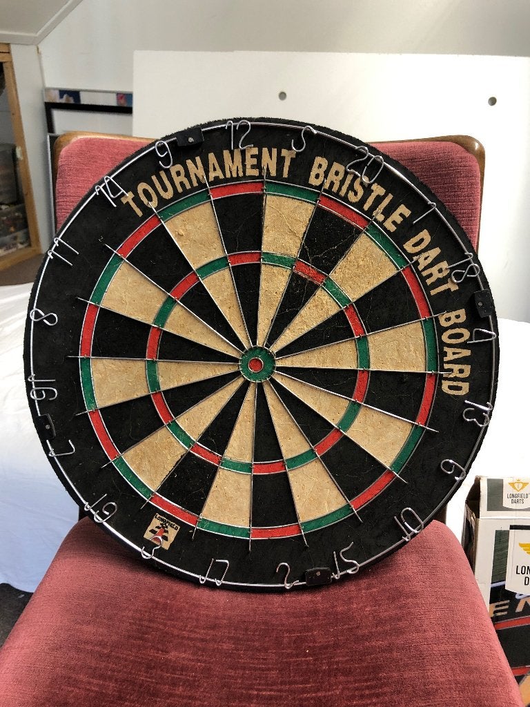 Tournament Bristle Dart Board, Hobby en Vrije tijd, Vijf spelers of meer, Ophalen, Gebruikt, Longfield