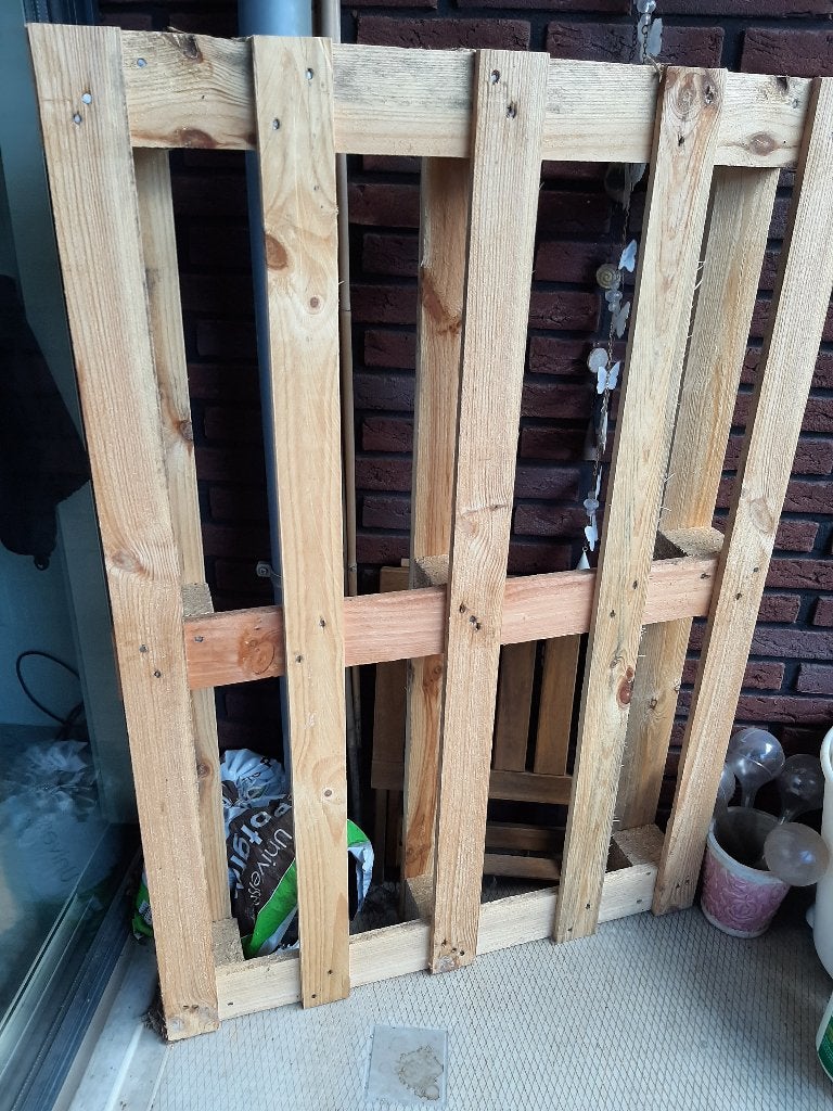 Pallet, Ophalen, Minder dan 25 mm, Zo goed als nieuw, Minder dan 200 cm