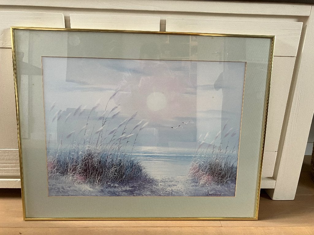 schilderij BxH 90 x 70, Ophalen, Realistisch, Overige ondergronden, Achter glas