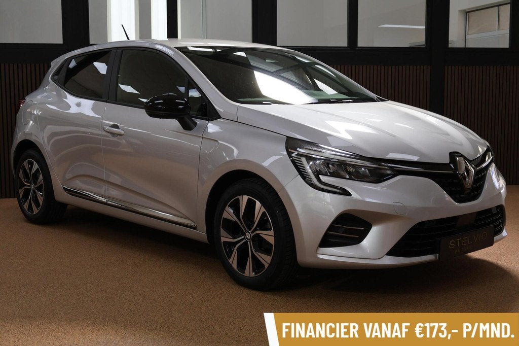 Renault Clio 1.0 TCe 90 Evolution | 12-2022| Zilver Metallic, Gebruikt, 580 kg, Met garantie (alle), 49 €/maand