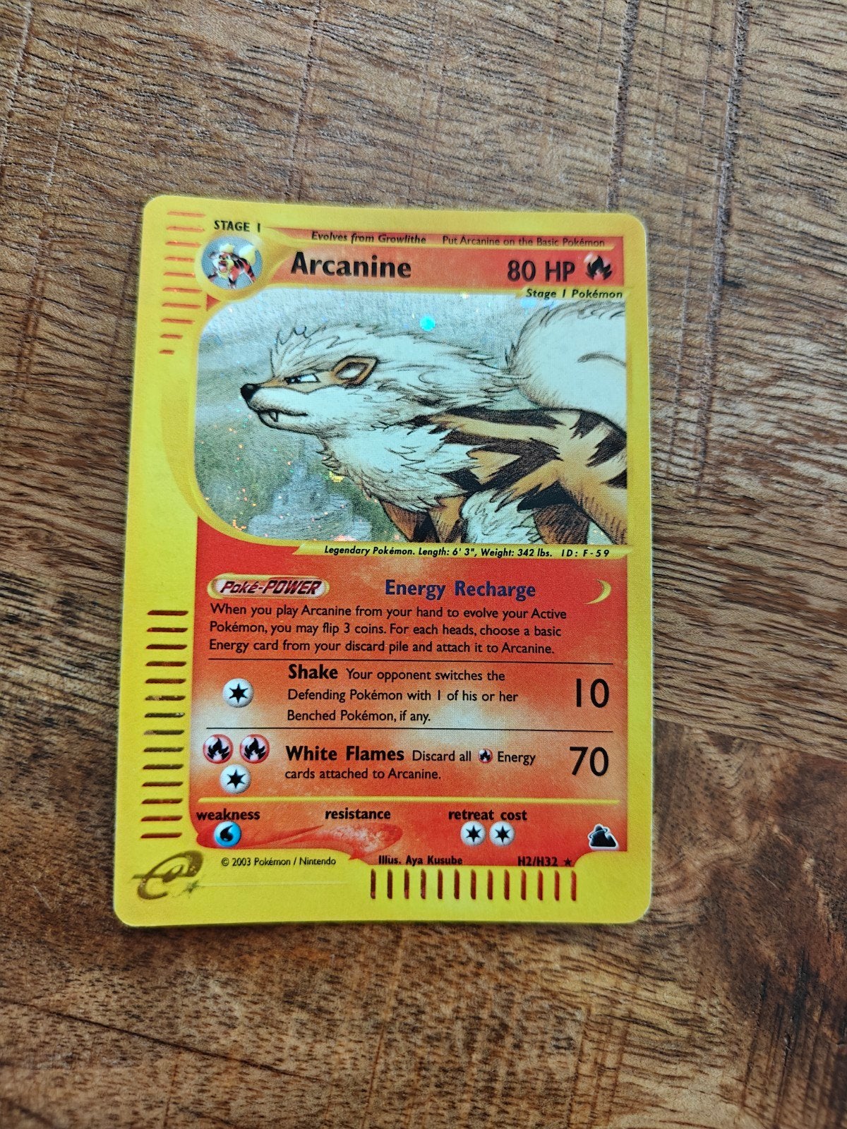 Arcanine Skyridge, Ophalen of Verzenden, Zo goed als nieuw
