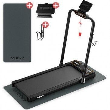 Moovv SmartStep Pro v3 Incline loopband, Zo goed als nieuw, Snelheids- of Stappenmeter, Hardlopen, Ophalen