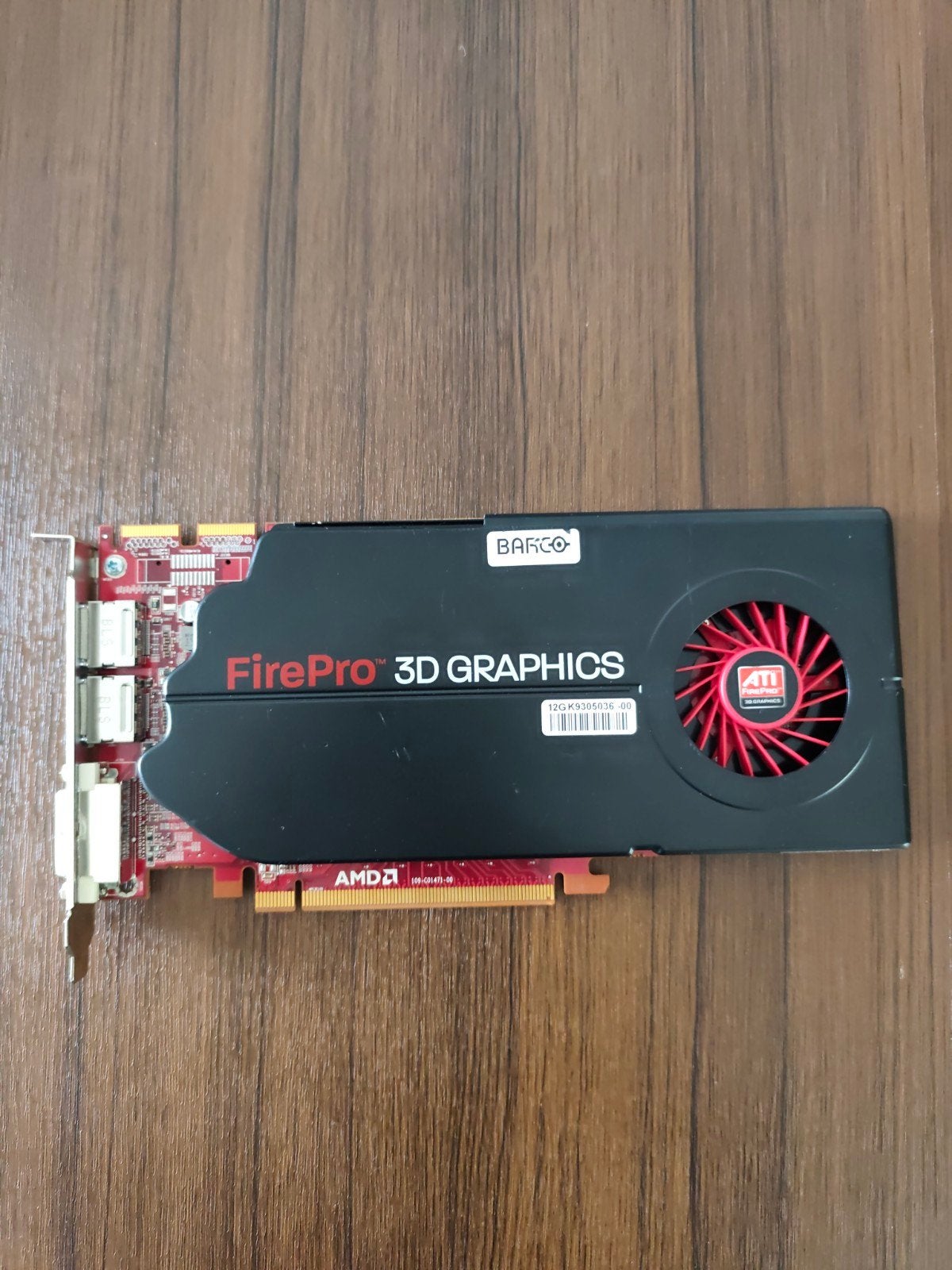 AMD FirePro 3D Graphics MXRT 5400 Videokaart, Gebruikt, AMD, GDDR, DVI