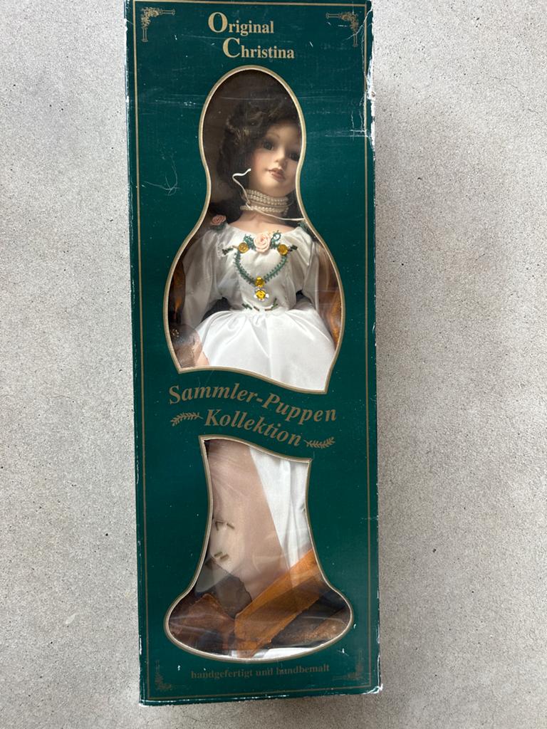 Originele Christina Sammler Pop - Handgemaakt in Doos, Verzamelen, Ophalen, Zo goed als nieuw, Pop
