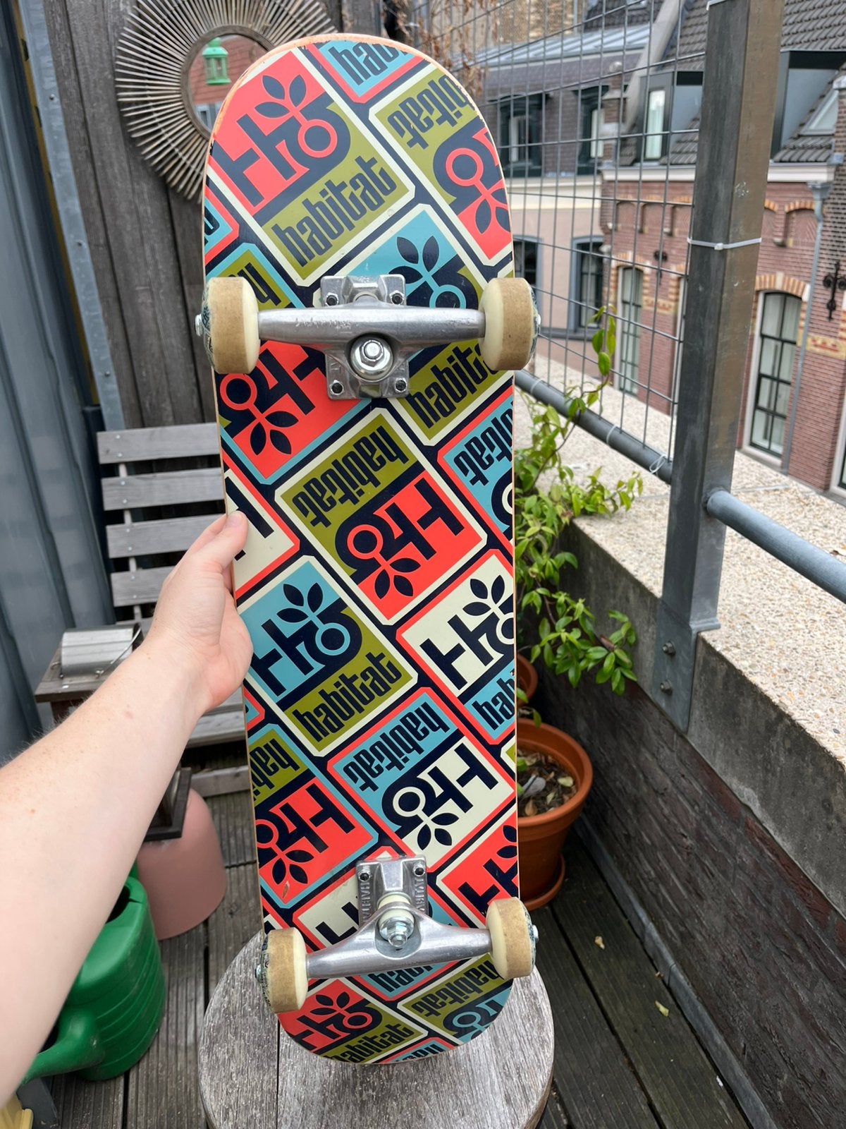 Habitat Skateboard Professioneel, Sport en Fitness, Skateboarden, Ophalen, Zo goed als nieuw, Skateboard