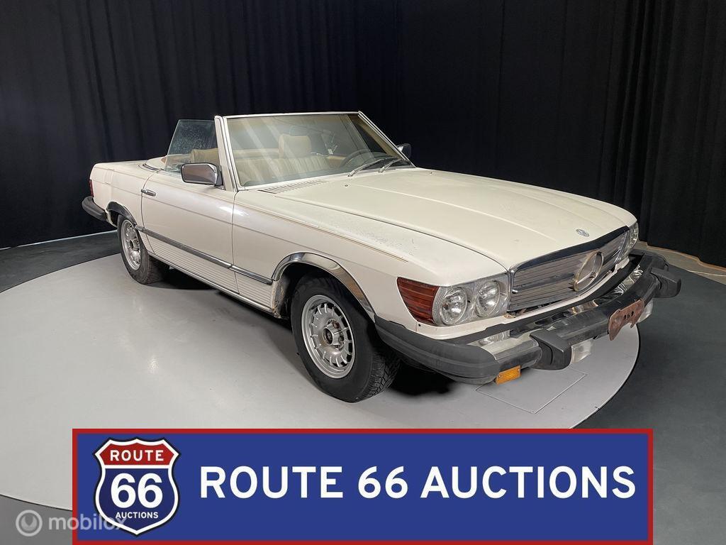 Mercedes-Benz 380 SL | 1983 | Route 66 Auctions, Overige carrosserieën, Zwart, Mercedes-Benz, Bedrijf