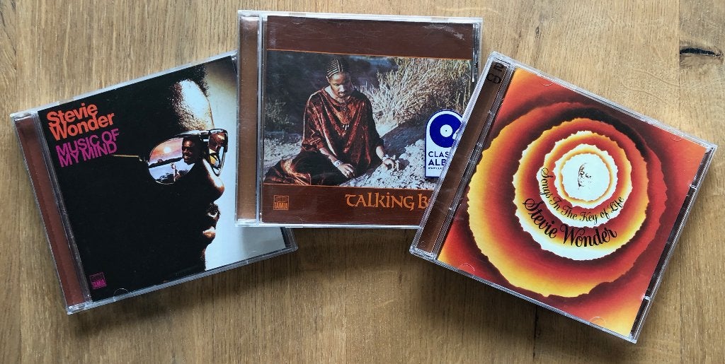 STEVIE WONDER - Music, Talking book & Songs in the key (3CDs, Ophalen of Verzenden, 1970 - 1979, Zo goed als nieuw, Soul of Nu Soul