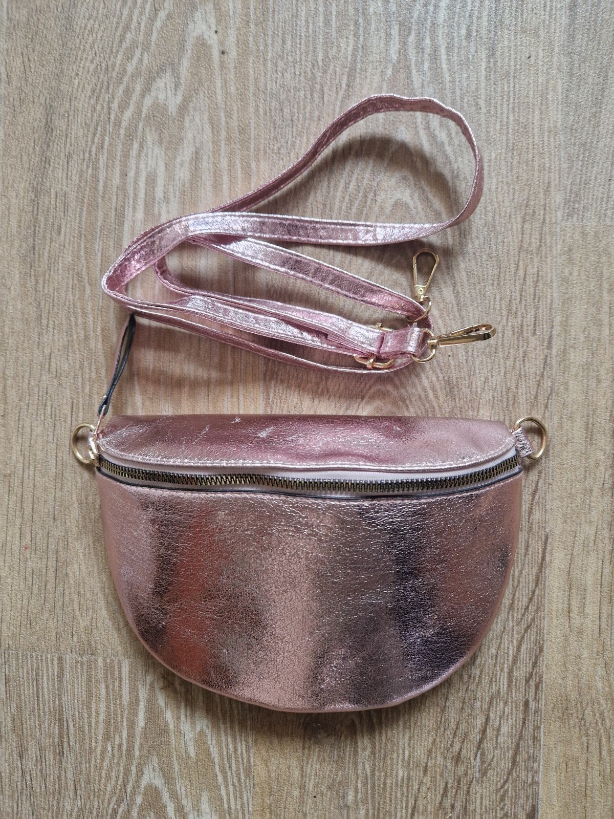 Heuptas in mooie kleur roze met glitter = nieuw, Sieraden, Tassen en Uiterlijk, Tassen | Damestassen, Ophalen of Verzenden, Nieuw