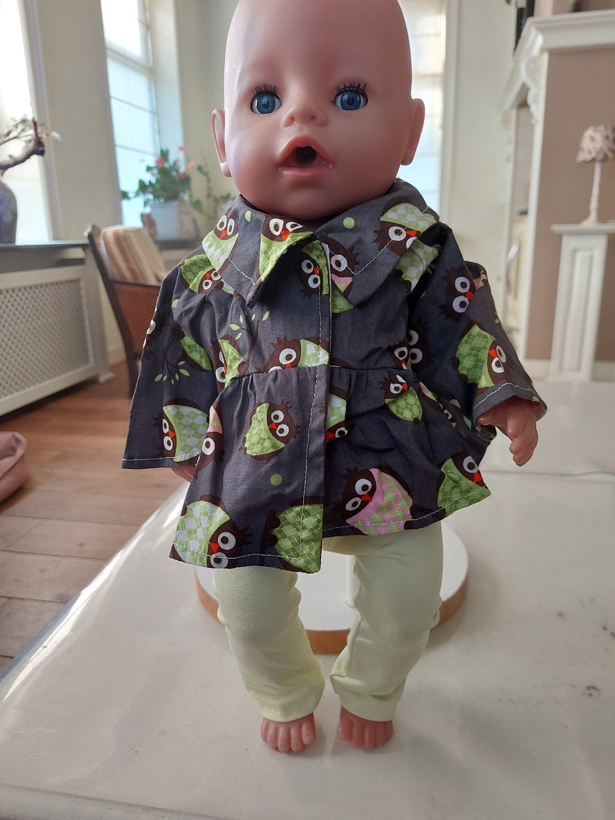 Leuk 2 delig pinguïn set baby born pop 43cm, Ophalen of Verzenden, Nieuw, Pop