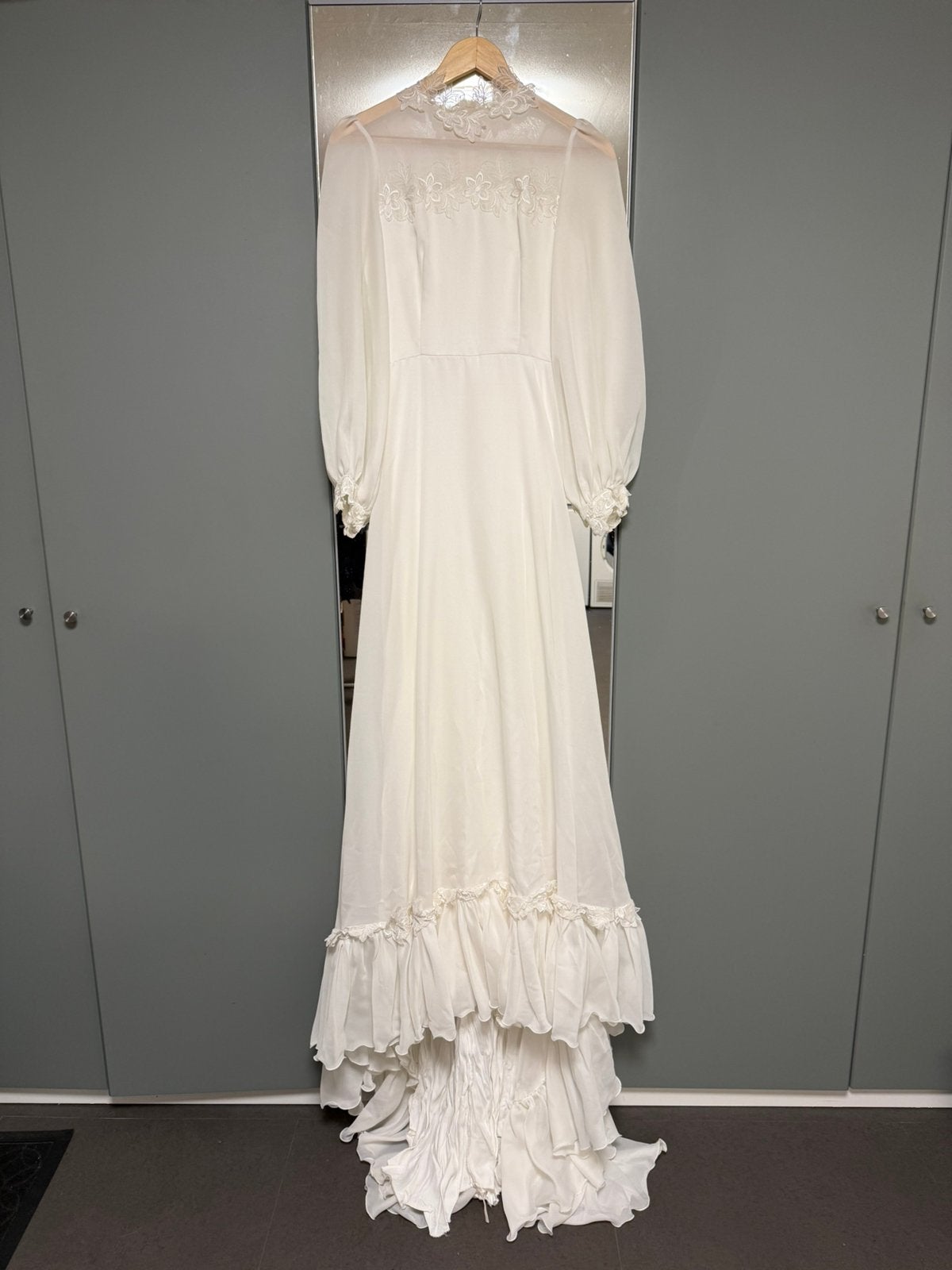 Prachtige Originele Vintage Trouwjurk Jaren '70 | 34/36, Kleding | Dames, Trouwkleding en Trouwaccessoires, Ophalen of Verzenden
