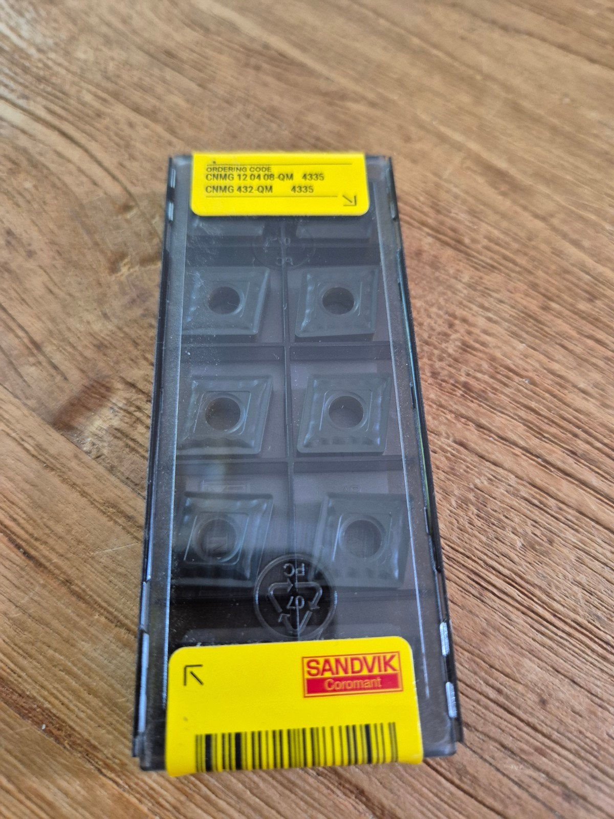 10x Sandvik Coromant CNMG 12 04 08-QM 4335 Wisselplaten, Ophalen of Verzenden, Nieuw, Metaaldraaibank