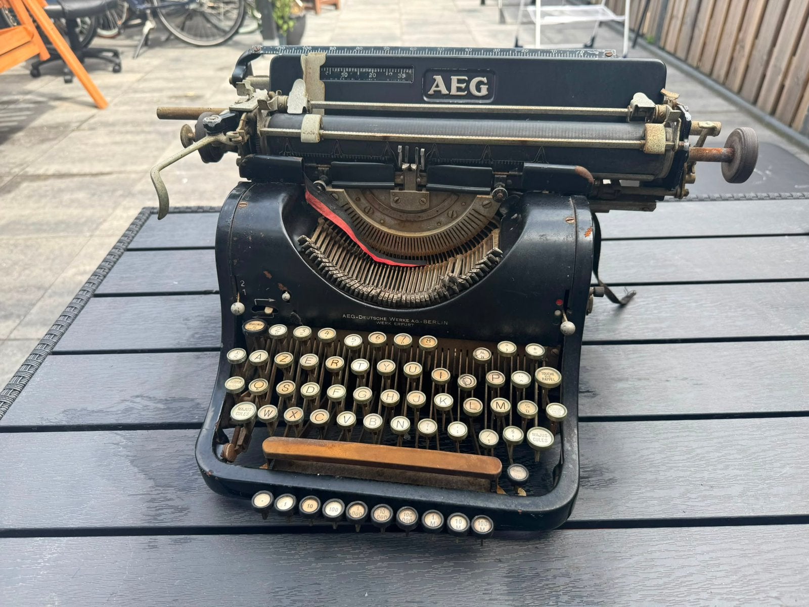 typmachine AEG, Diversen, Typemachines, Ophalen of Verzenden, Gebruikt