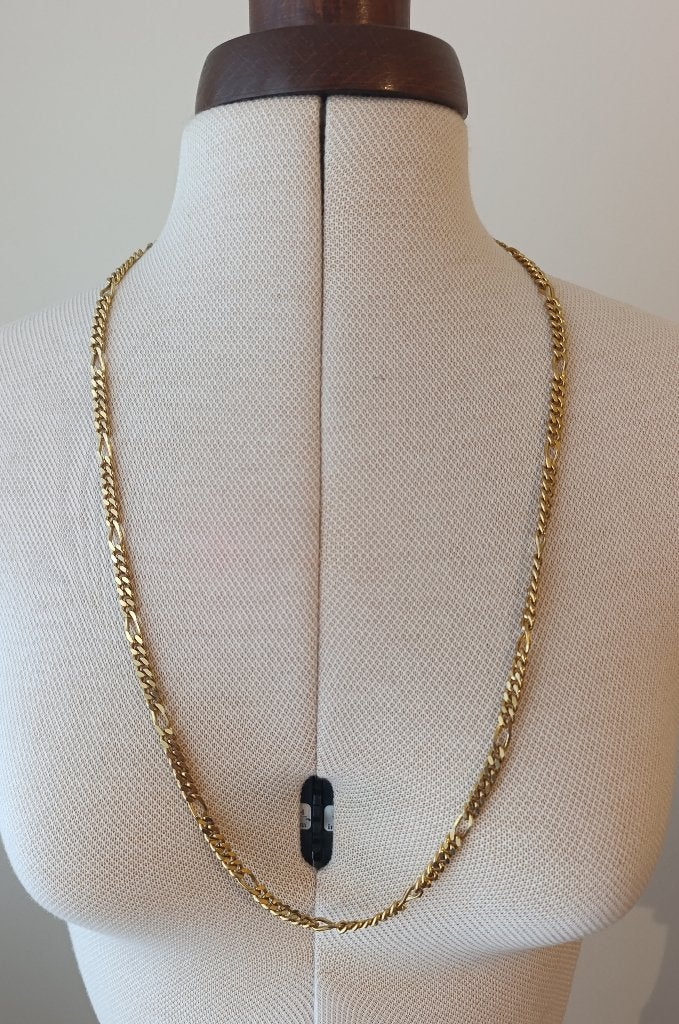 Monet ketting, Sieraden, Tassen en Uiterlijk, Ophalen of Verzenden, Gebruikt, Goud, Overige materialen