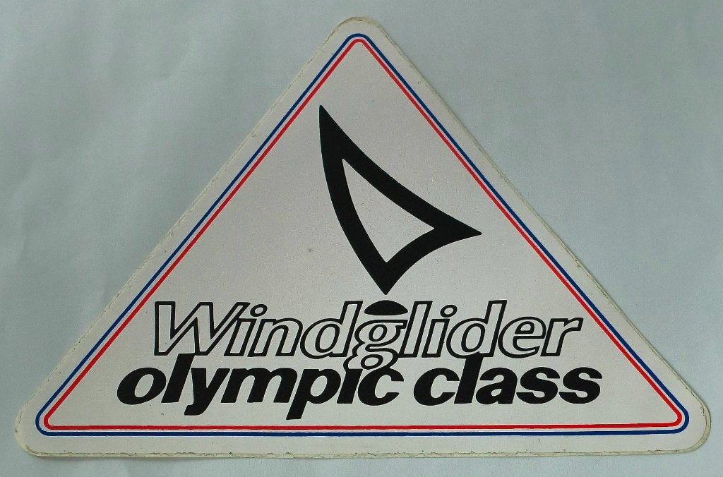 Sticker Windglider Olympic class, Ophalen of Verzenden, Zo goed als nieuw, Merk