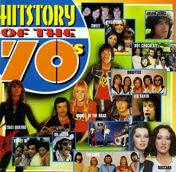 Hitstory Of The 70's 2XCD, Verzenden, Zo goed als nieuw, Pop, Album
