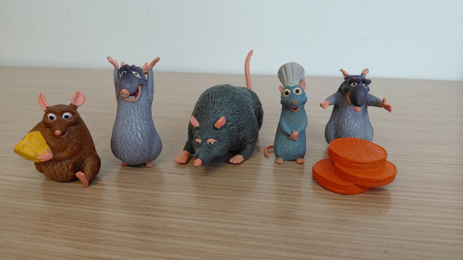 Disney poppetjes Ratatouille, Ophalen of Verzenden, Zo goed als nieuw