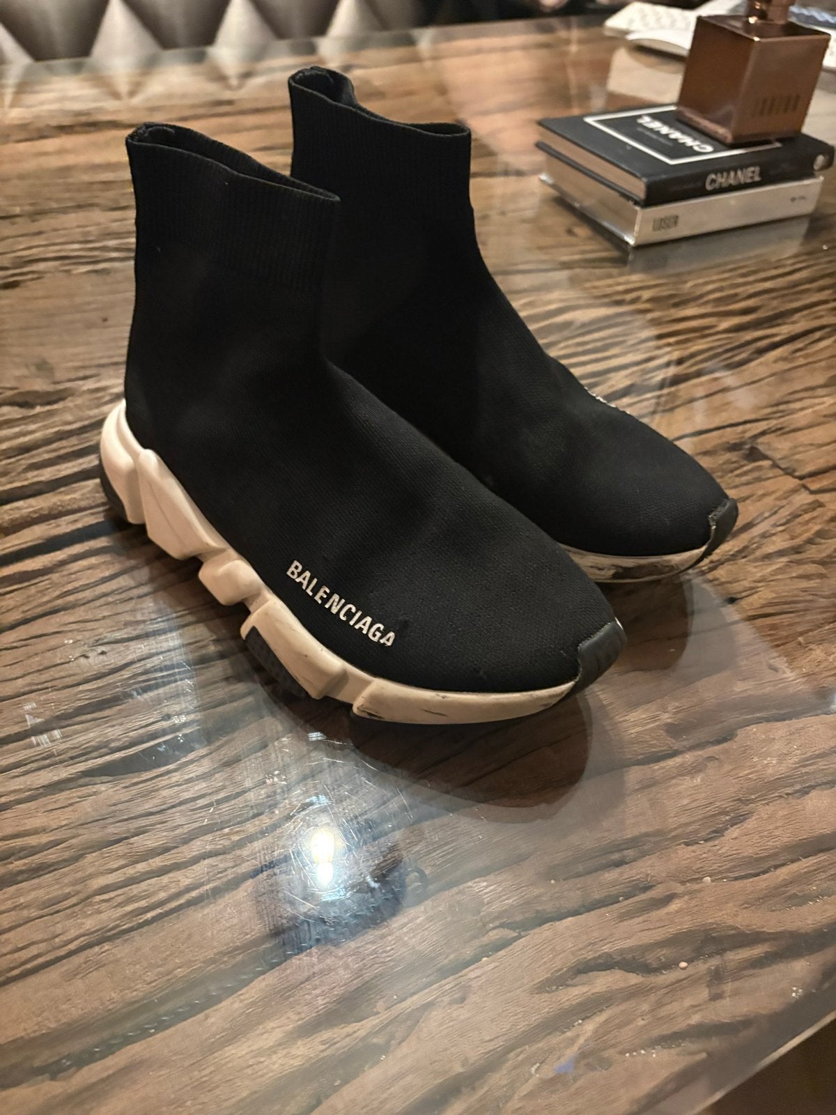 Balenciaga Trainers Maat 36 Zwart Gedragen, Ophalen of Verzenden, Gebruikt, Schoenen
