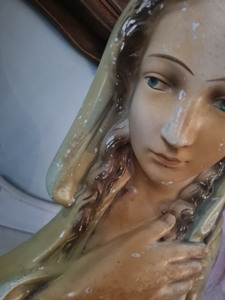 Groot zeer oud Maria beeld, Ophalen of Verzenden