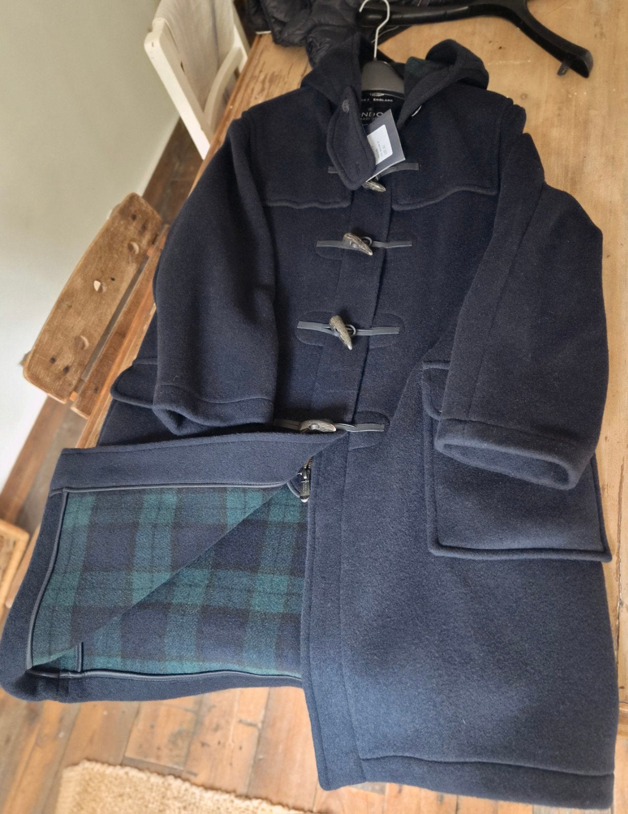 NEW with tags: London Tradition Duffle Coat Emily Navy navy, Blauw, Maat 42/44 (L), Nieuw, LONDON Tradition