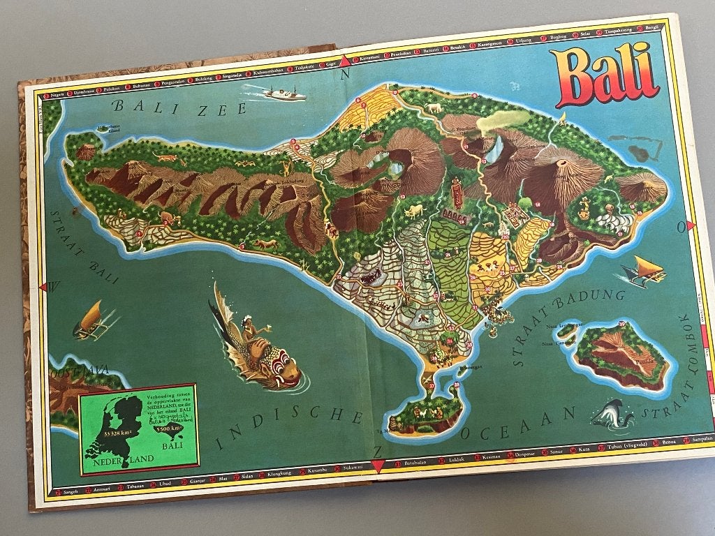 Plaatjesalbum Bali in kleuren Douwe Egberts (1951), Overige merken, Overige typen, Ophalen of Verzenden, Zo goed als nieuw