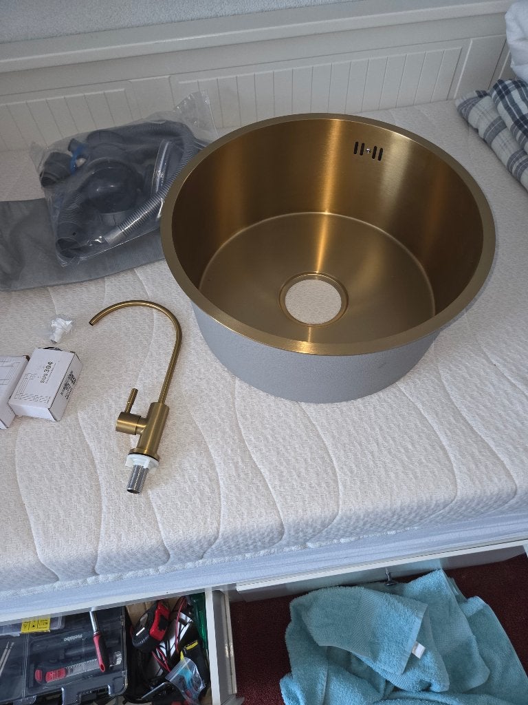 Spoelbak, Ophalen, Minder dan 50 cm, Overige kleuren, Nieuw