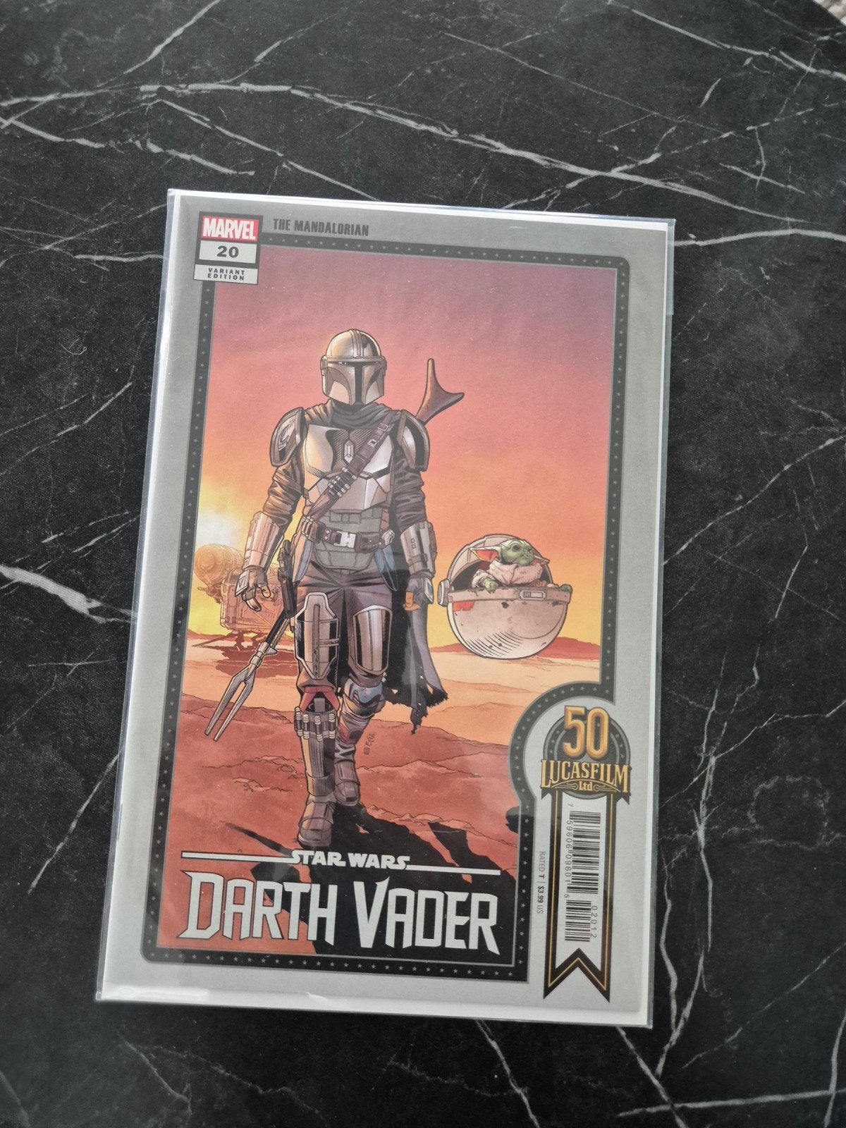 Marvel Star Wars Darth Vader #20 Lucasfilm 50th Variant, Ophalen of Verzenden, Zo goed als nieuw, Actiefiguurtje