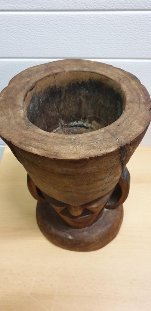 -	Chokwe gezichtenbeeld houtsnijwerk, Ophalen of Verzenden