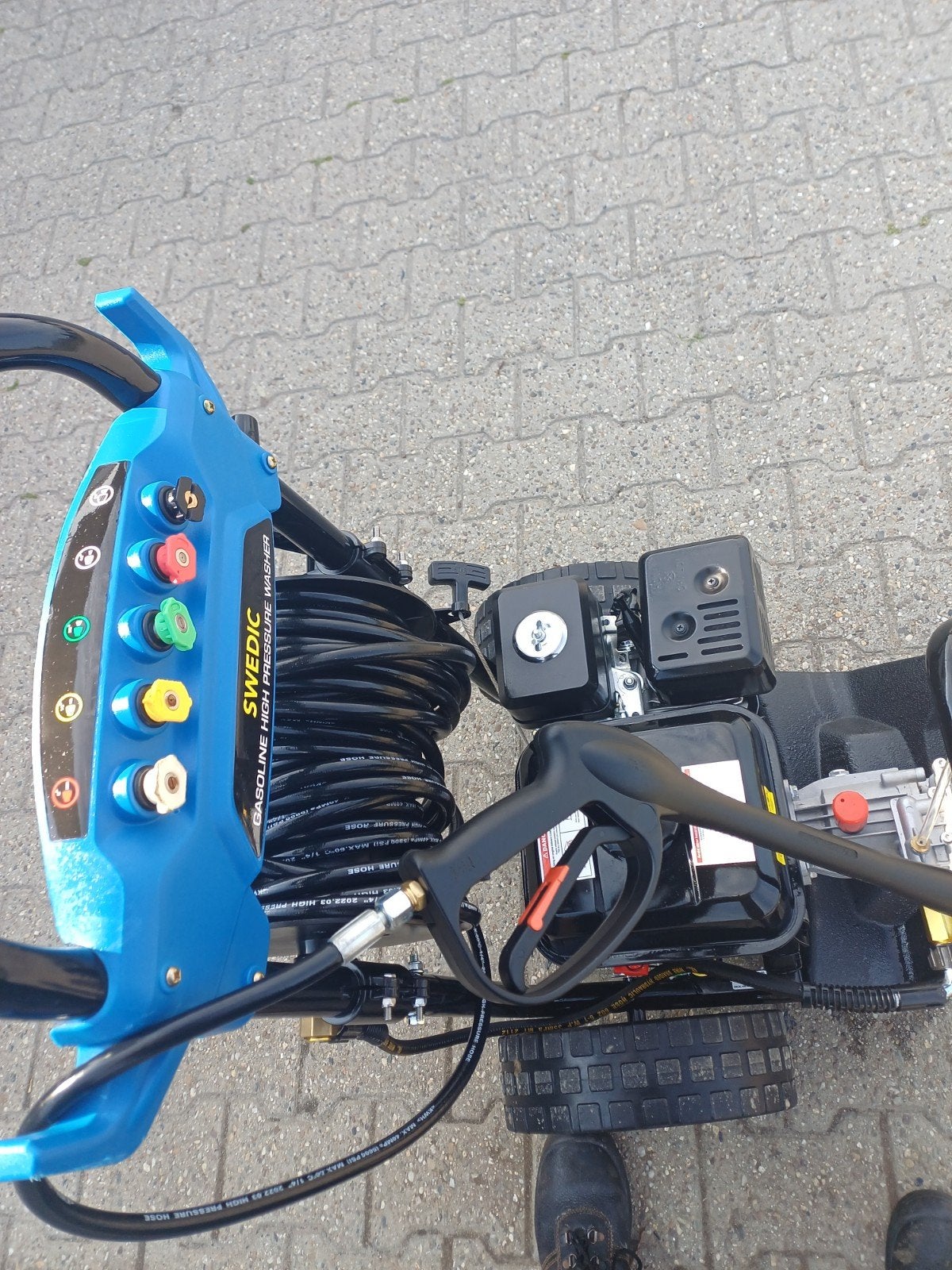 Hogedrukreiniger zo goed als nieuwe, Tuin en Terras, Hogedrukreinigers, Ophalen, Zo goed als nieuw, Benzine