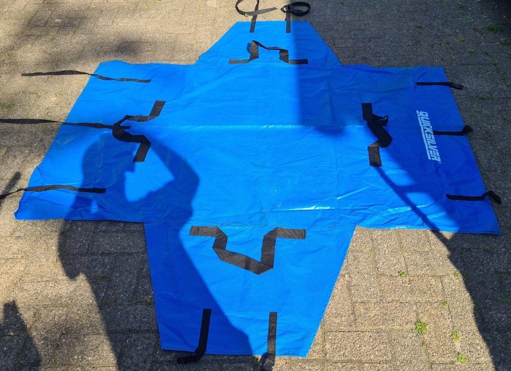 opbergtas - paktas Quicksilver rubberboot zodiac, Watersport en Boten, Accessoires en Onderhoud, Ophalen of Verzenden, Zo goed als nieuw