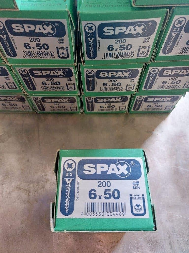 Grote Partij Dozen SPAX Schroeven. 6x50 mm Kruiskop. NIEUW!, ., Nieuw, Ophalen of Verzenden, .