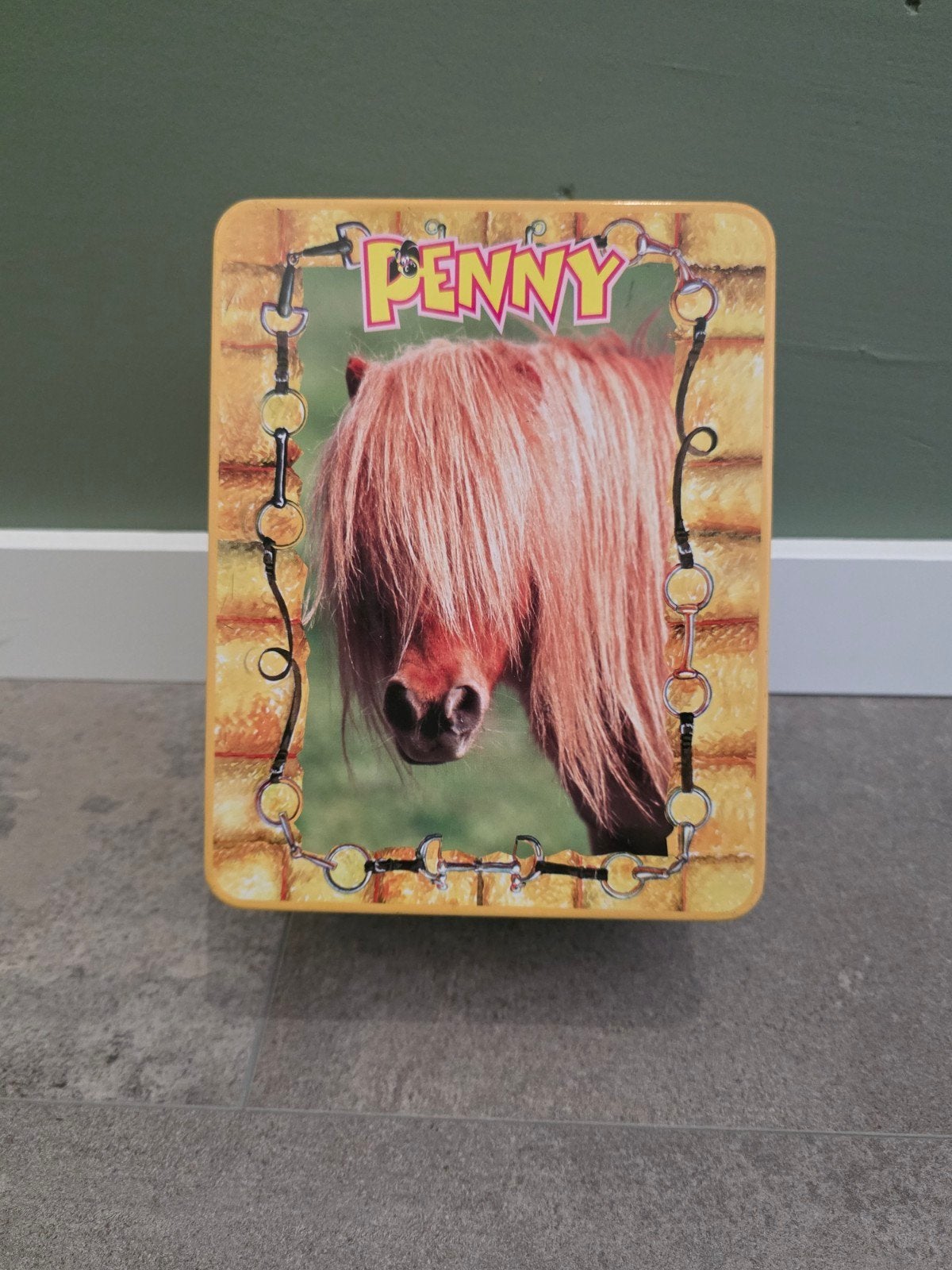 Penny paard pony blik, Verzamelen, Blikken, Ophalen of Verzenden