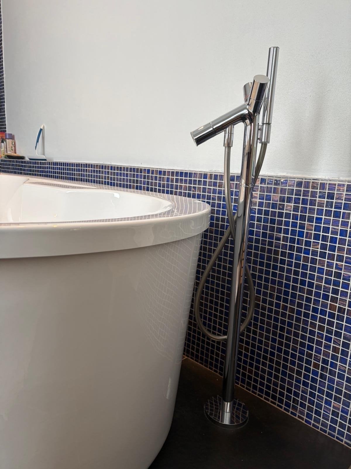 Hansgrohe Axor Starck Vrijstaande Badkraan - Zo goed als nie, Huis en Inrichting, Ophalen, Zo goed als nieuw, Met bad
