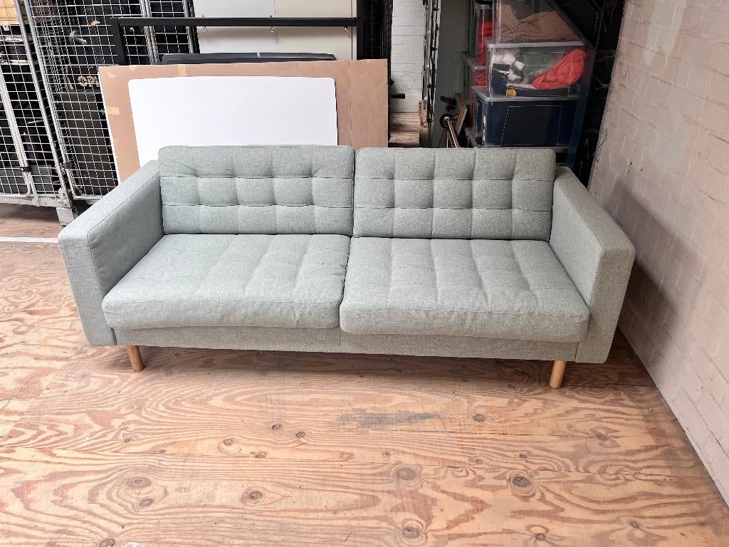 LANDSKRONA bank, Ophalen, Chesterfield grijs, Driepersoons, 75 tot 100 cm
