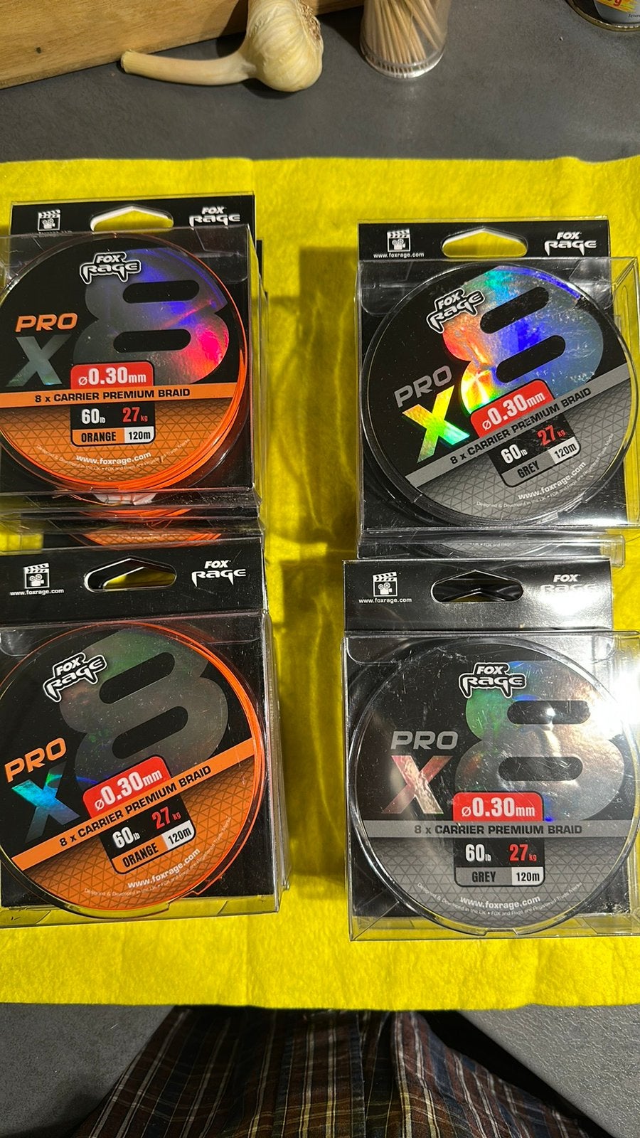 Partijen gevlochten lijn Fox 8 x, Ophalen of Verzenden, Nieuw, Vislijn