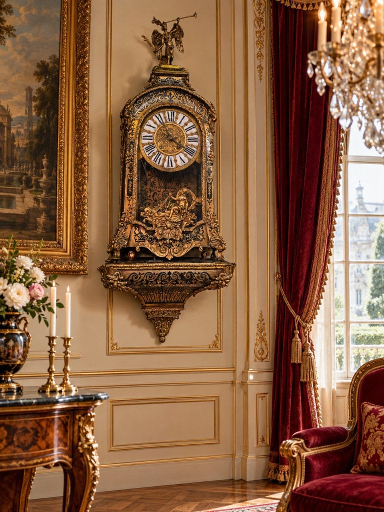 Antieke Boulle klok, Ophalen