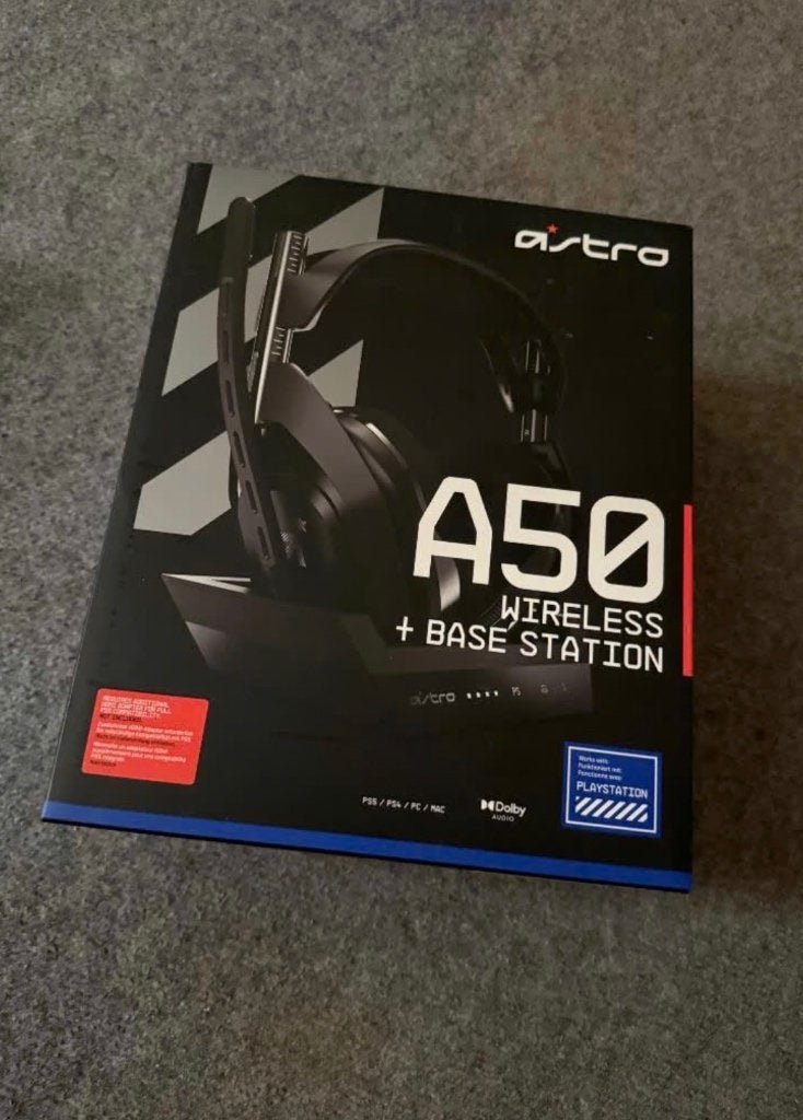 Astro A50 wireless met basestation, Computers en Software, Logitech, Ophalen of Verzenden, Draadloos, Over-ear