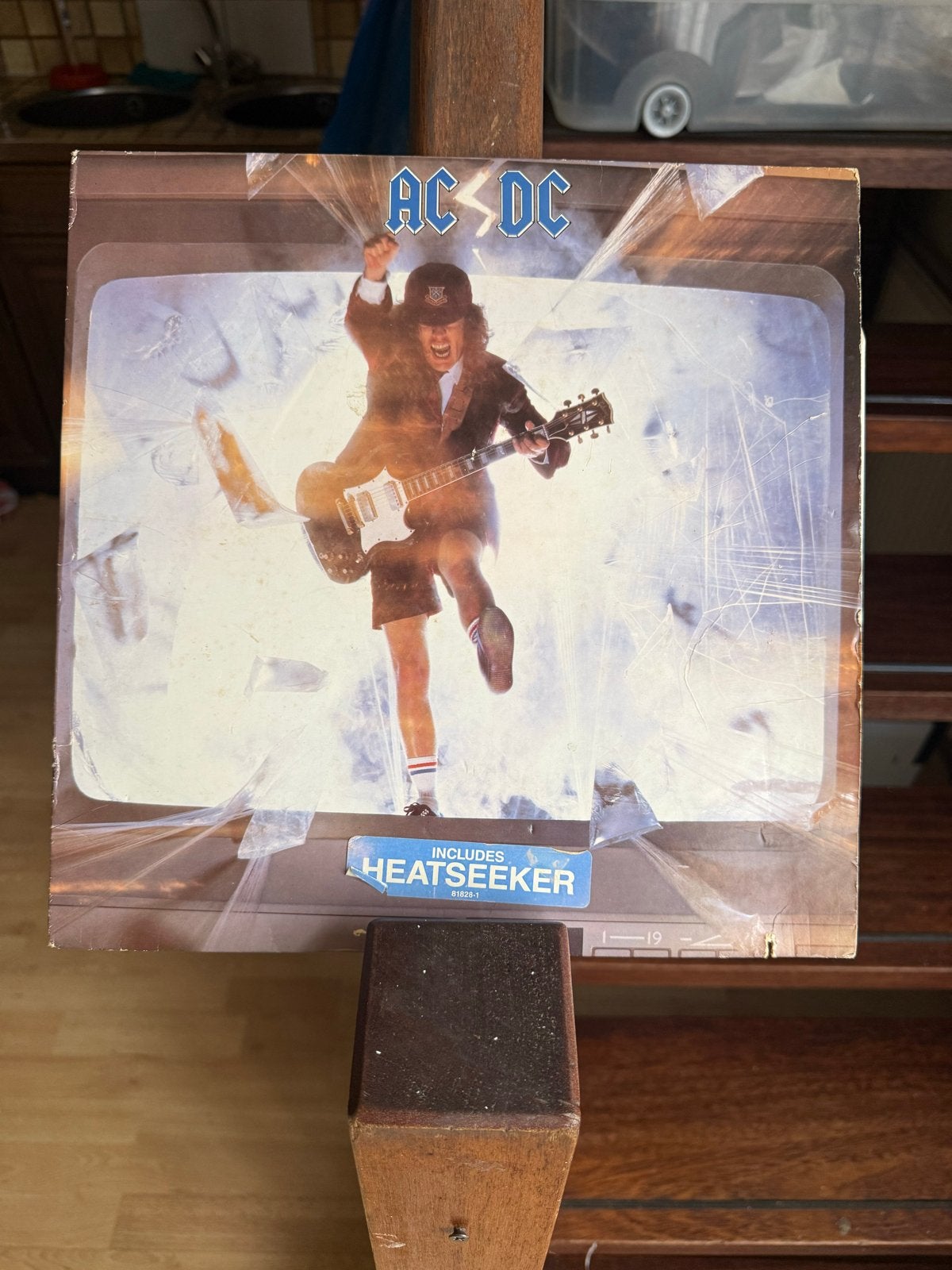 AC/DC - Blow Up Your Video LP (1988) met Heatseeker, LP, Gebruikt, Hard Rock, Ophalen of Verzenden