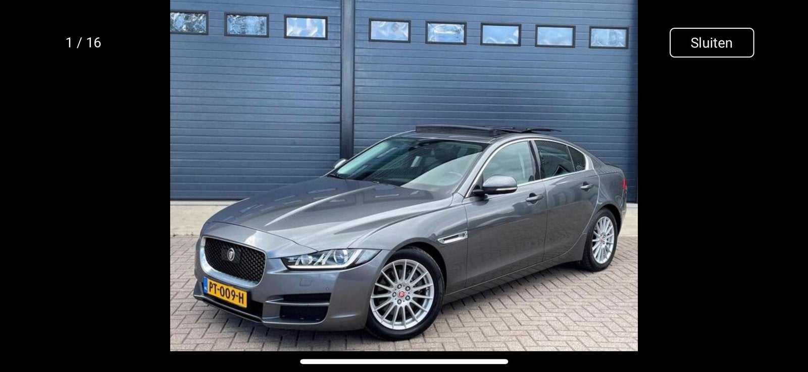 Jaguar XE 2.0D 120KW AUT 2016 Grijs full options, Automaat, Achterwielaandrijving, 1800 kg, Zwart