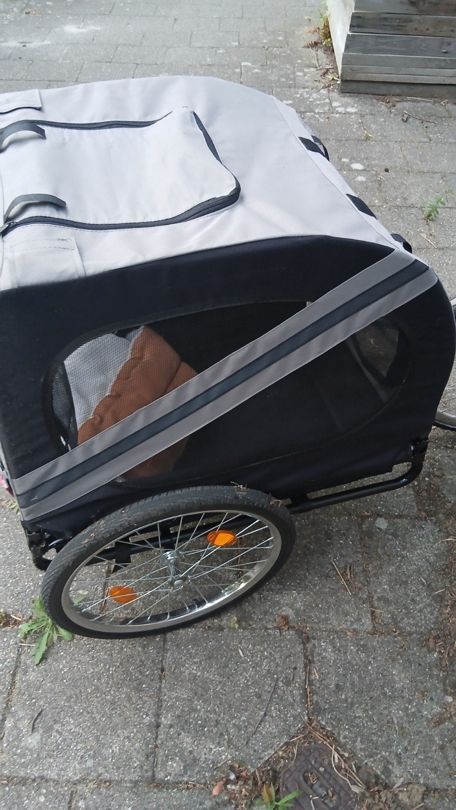 Hondenfietskar - Comfortabel en Veilig voor Uw Hond, Gebruikt, Opvouwbaar, 20 tot 40 kg, Ophalen of Verzenden