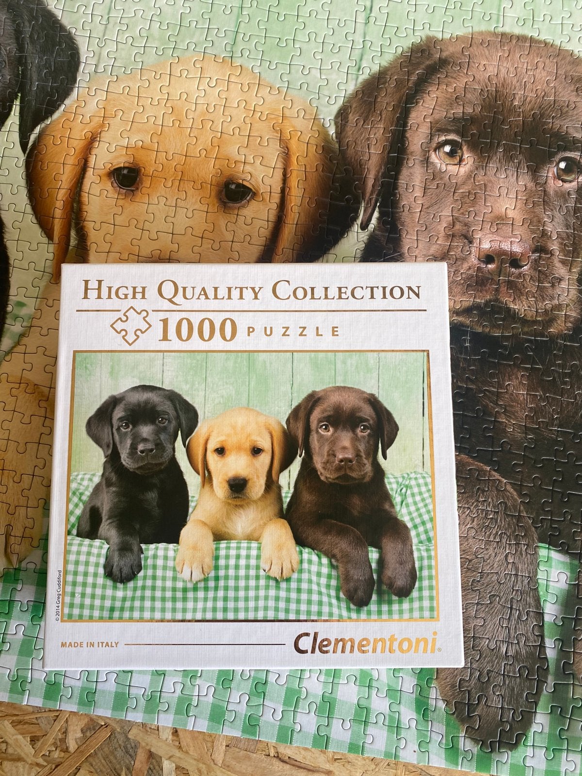 Puzzel 1000stukjes honden, Ophalen, 500 t/m 1500 stukjes, Zo goed als nieuw