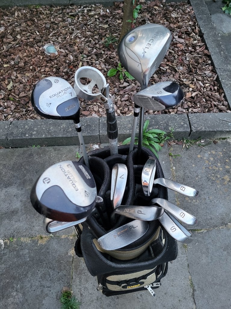 Dames golfset Dunlop Equation Plus+TaylorMade driver en tas