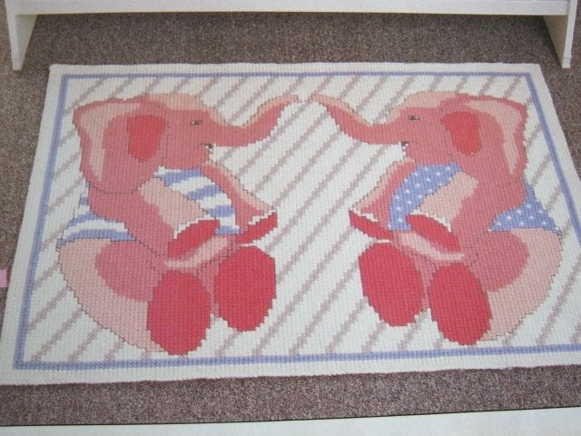 Borduurpatroon  Olifantjes  nr 4691 do, Verzenden, Nieuw, Handborduren, Patroon