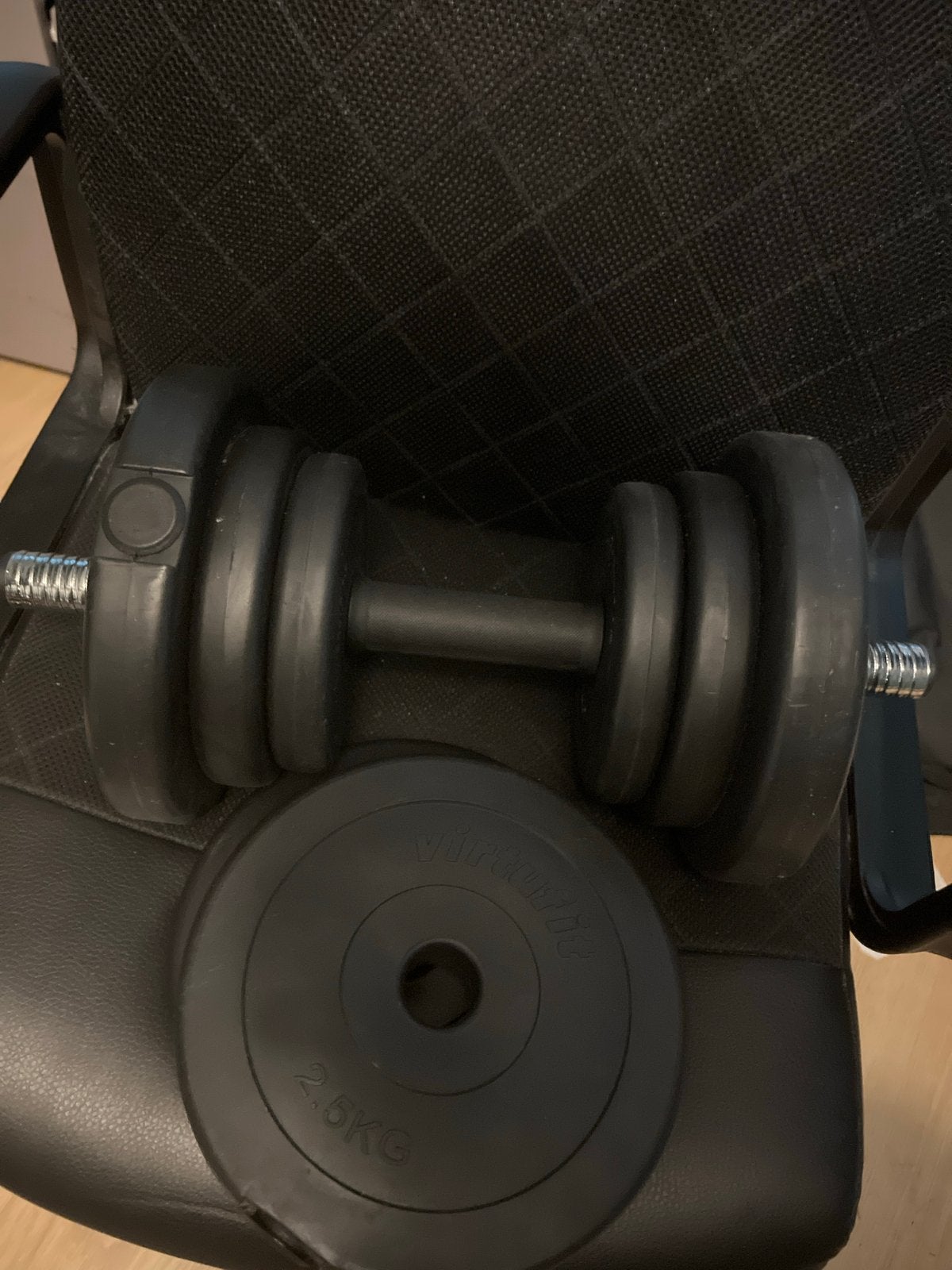 Verstelbare Dumbbell Set - Ideaal voor Thuis Workout, Sport en Fitness, Ophalen, Gebruikt, Armen, Dumbbell