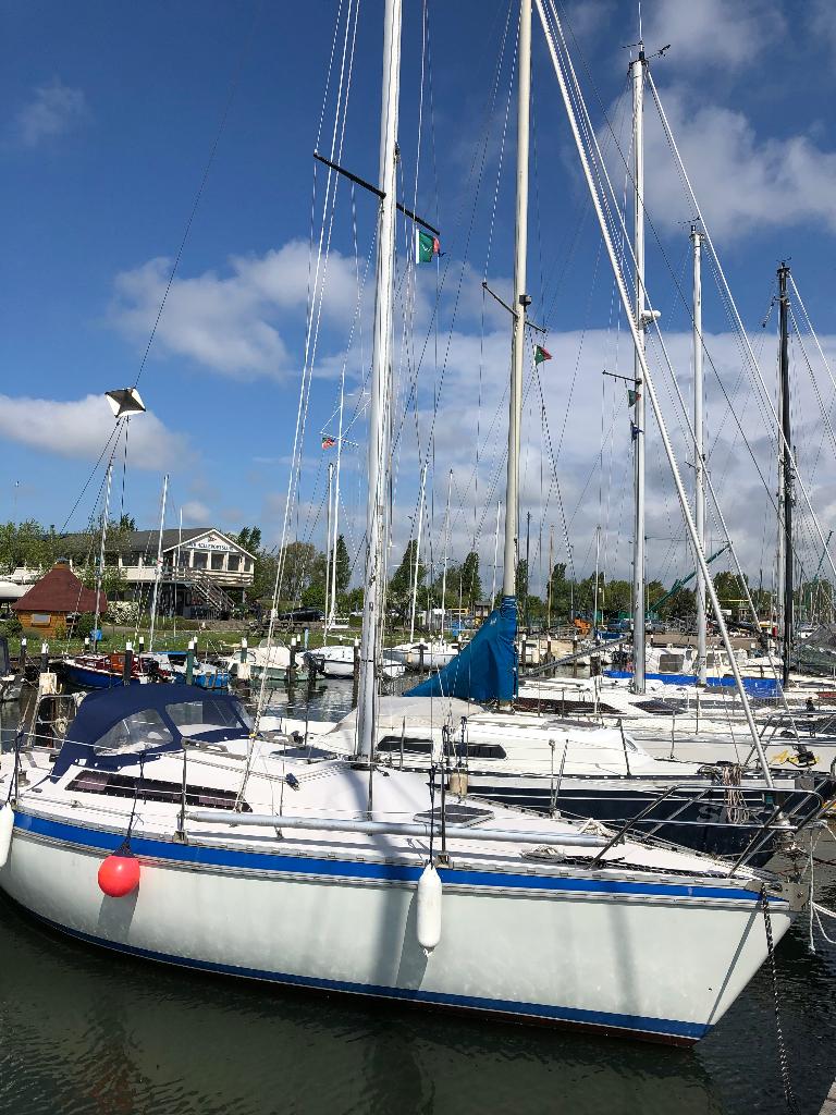 Kajuitzeiljacht Jeanneau Aquila 29ft 1977, Watersport en Boten, Kajuitzeilboten en Zeiljachten, Ophalen, Gebruikt, Polyester, Benzine
