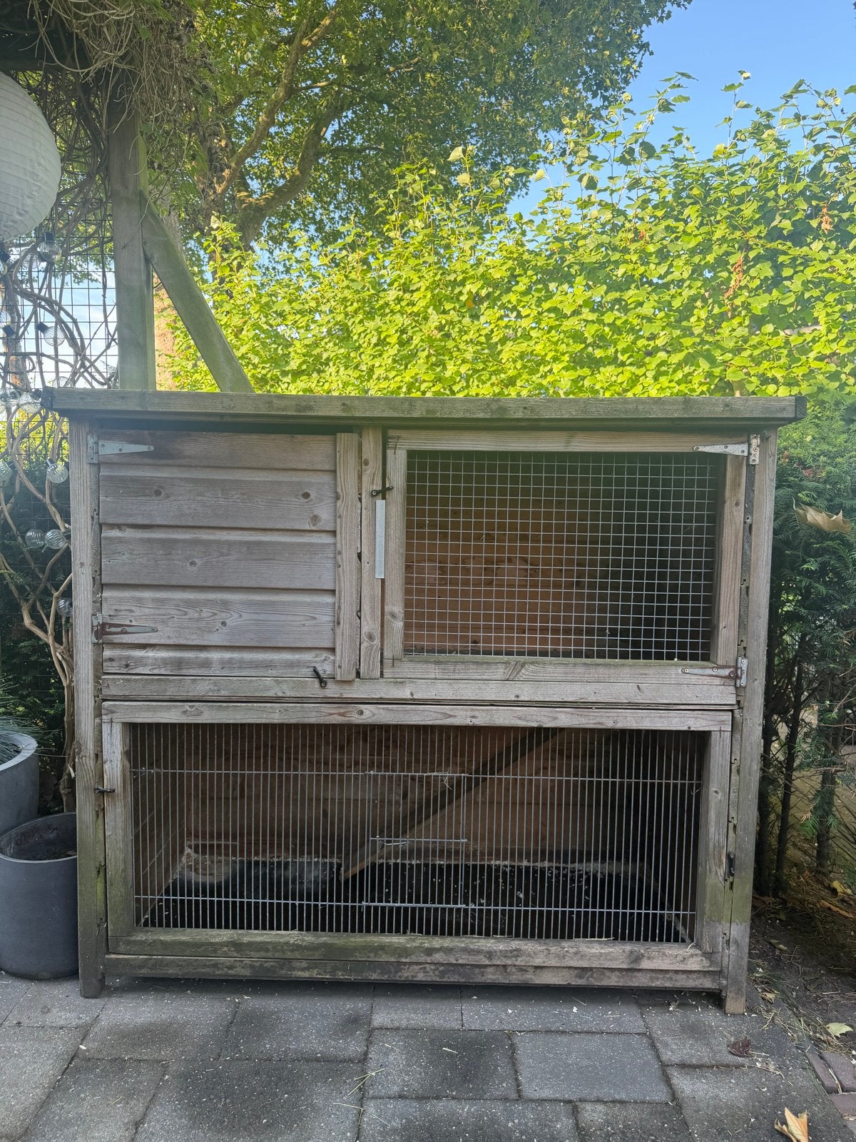 Groot konijnenhok gratis af te halen, Ophalen, 90 cm of meer, Konijn, Hok