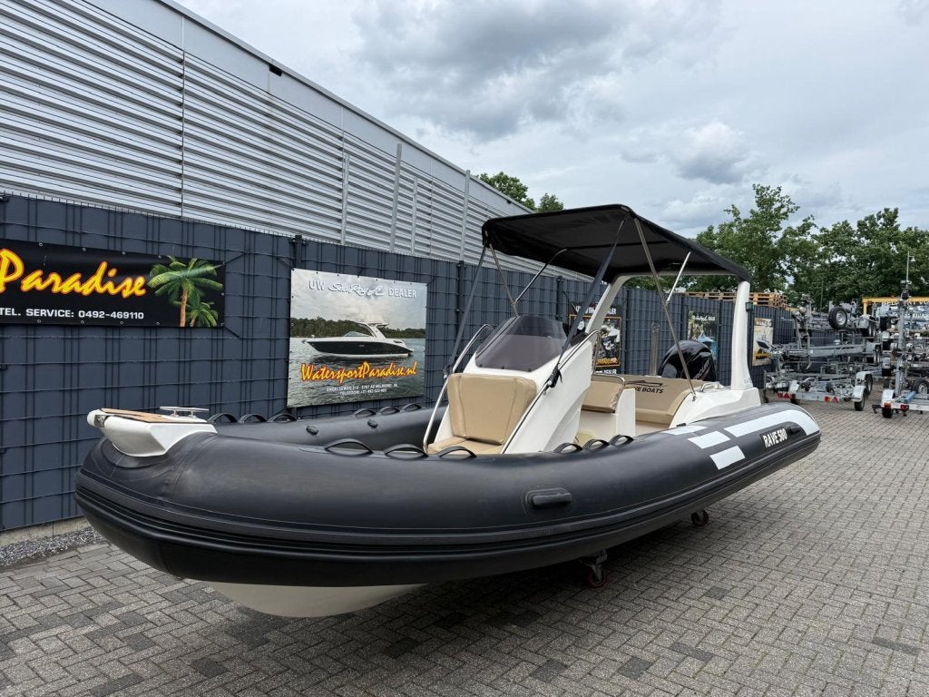 Rave 580, Watersport en Boten, Rubberboten, Overige merken, 60 pk, Overige brandstoffen, 25 cm