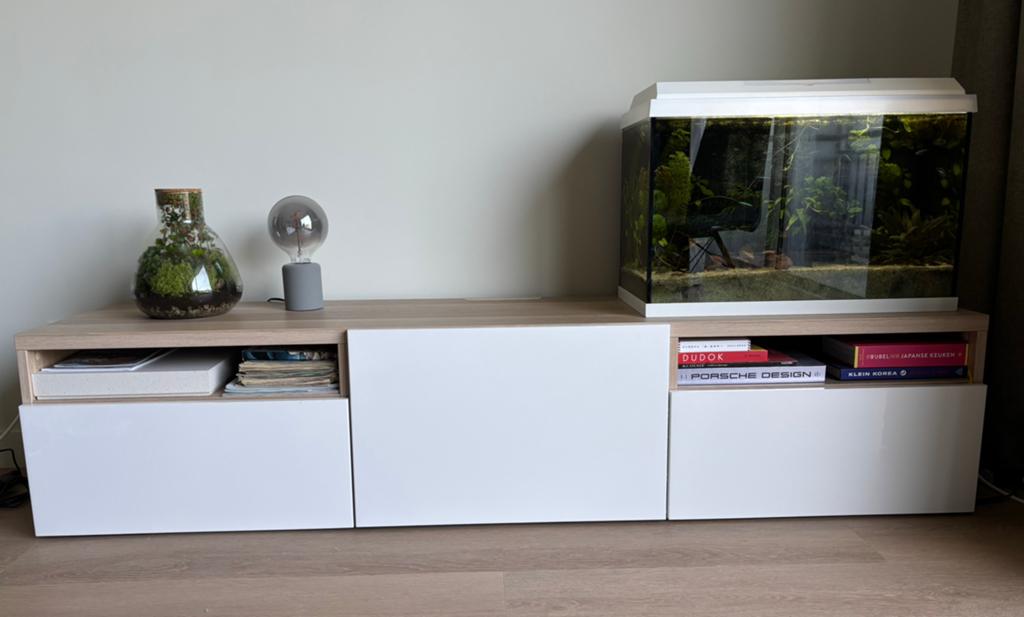 Tv meubel - ikea besta, Ophalen, Zo goed als nieuw, 25 tot 50 cm, Minder dan 100 cm