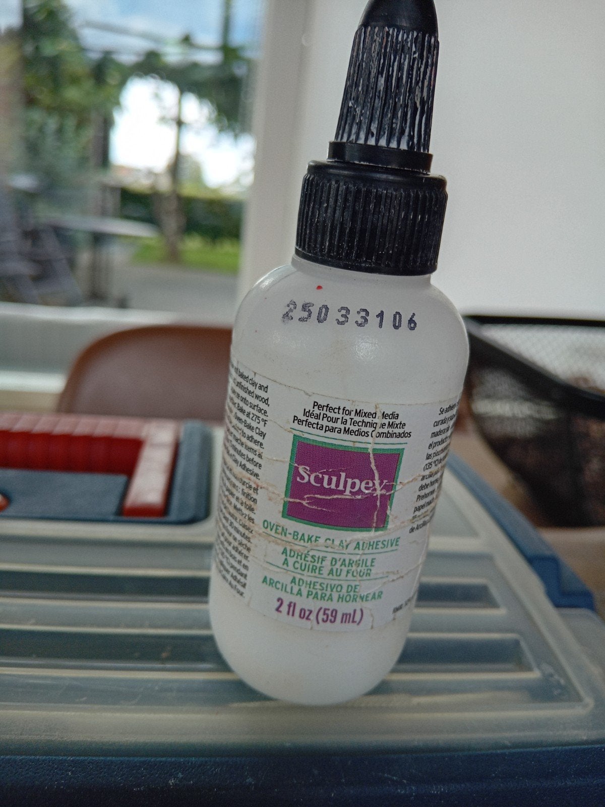 Sculpey Oven-Bake Clay Adhesive - Gebruikt (1/3 over), Ophalen of Verzenden