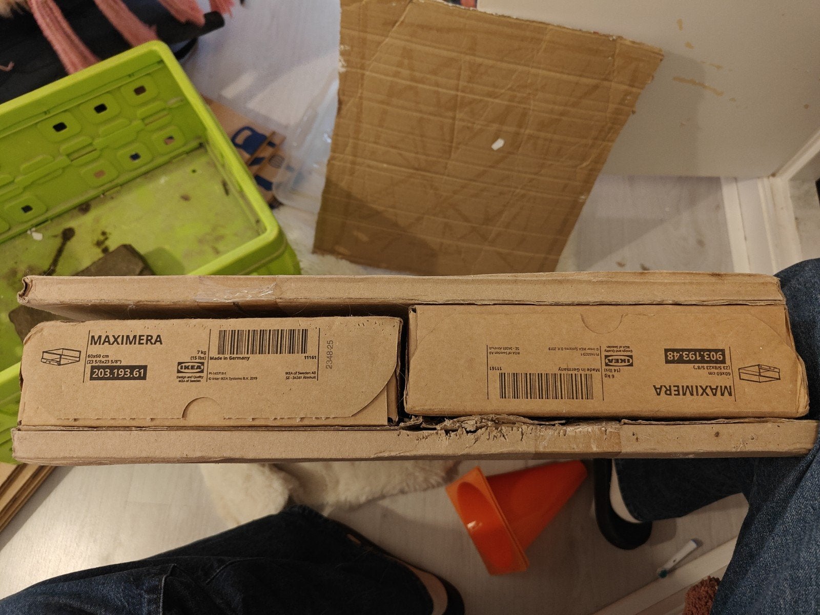 Nieuwe IKEA MAXIMERA lades voor METOD kast (2 stuks), Ophalen, Minder dan 50 cm, Nieuw, Minder dan 100 cm