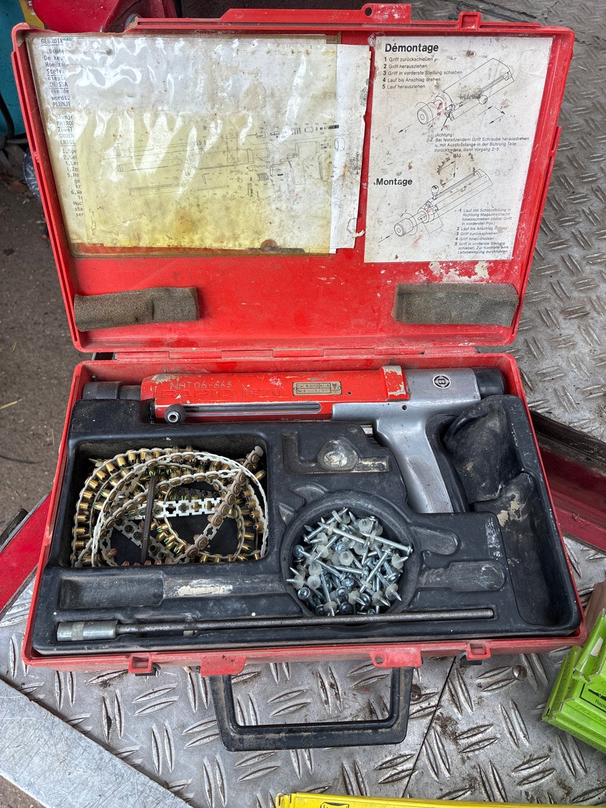 RAPID R70 Schietapparaat met toebehoren, Doe-het-zelf en Verbouw, Gereedschap | Handgereedschap, Ophalen, Gebruikt, Overige typen